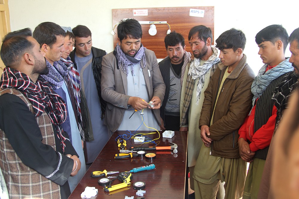 Building Wiring Vocational Training Sorkhdar Training Center, Bamyan